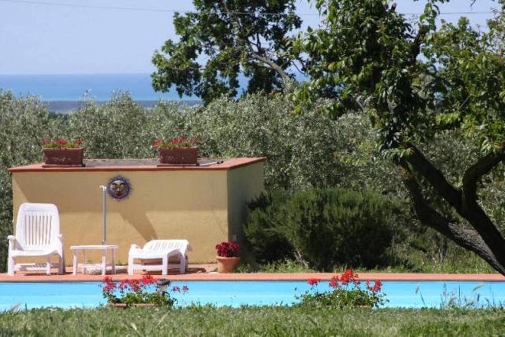 Vigna Lontana Villa Montescudaio Exterior photo